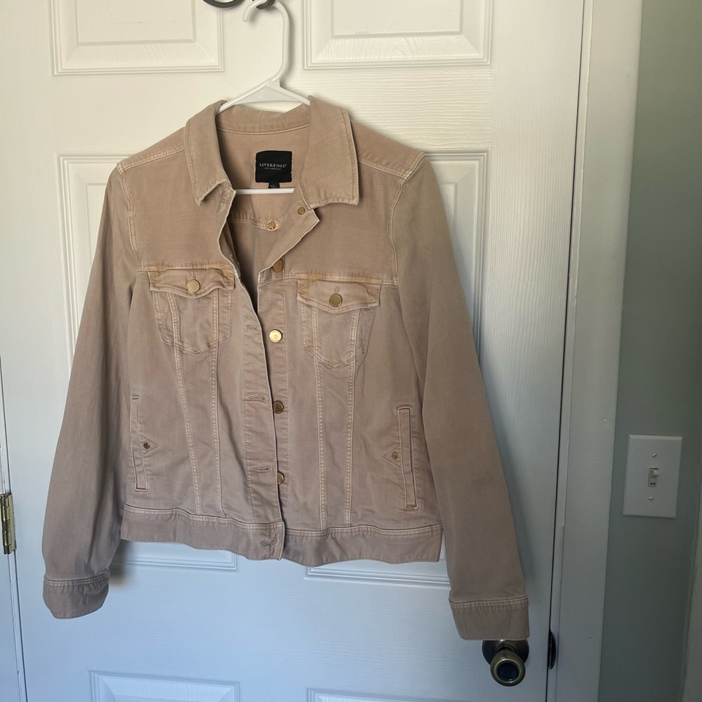 Liverpool stretch denim jacket. Size Large